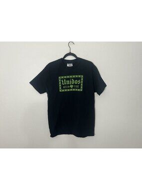Feels So Good Unidos Austin T Shirt Black Green Size Medium